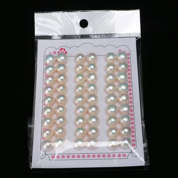 2019 doprava Zdarma velkoobchod DIY Polovina Vrtané pearl Tlačítko Kultivované sladkovodní perla AAA 3-12mm white pearl tlačítko