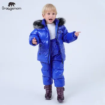 2019 Orangemom oficiální obchod zimní dětské soupravy Oblečení chlapci oblečení , děti, svrchní oděvy a kabáty pro Dívky, snow bundy