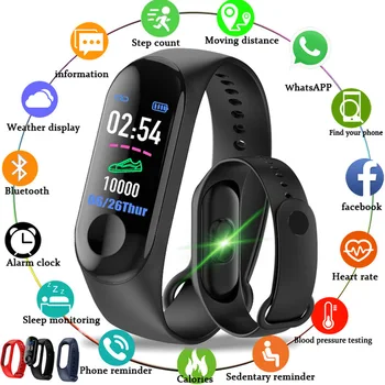 2020 Chytré Hodinky Vodotěsné Sportovní, Pro Apple Android Smartwatch Srdeční Frekvence Monitoru Krevního Tlaku Funkce Pro Muže, Ženy, Děti