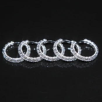 2020 Luxusní Značky Šperky Bílé Barvy Inlay Zirkony lesklý Prsten pro Ženy, Svatební Zásnubní Prsteny USA Velikost
