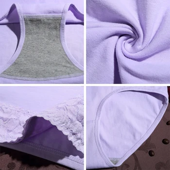 2020 Nové Produkty Čisté Bavlny Ženy Ze Spodků Střední Pás Krajky Kalhotky Ženské Intimní Jednobarevné Spodní Prádlo Prodyšné Kalhotky