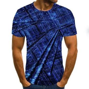 2020 Nový T-shirt Ležérní Styl 3D Tištěné T-košile Muži ' s Dámské T-shirt Letní Krátký Rukáv O-Neck Topy a Trička