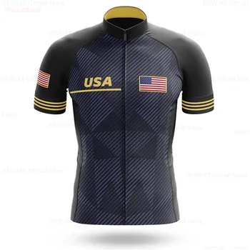 2021 Nové Černé jízda na Kole Dres USA Letní Závodní Lebky Cyklistické Oblečení Krátký Rukáv Mtb Bike Jersey Tričko Maillot Ciclismo
