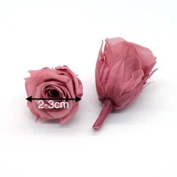 21Pcs/box Třída B 2-3cm Mini Konzervované Růže Věčný Život Květiny Velkoobchodů Nesmrtelné Květiny Materiál DIY Dárek Box Home Decor
