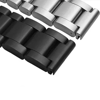 22 mm 24 mm 26 mm Pevné nerezové oceli watchband náramek z nerezové oceli hodinky Popruh Příslušenství + Nástroj