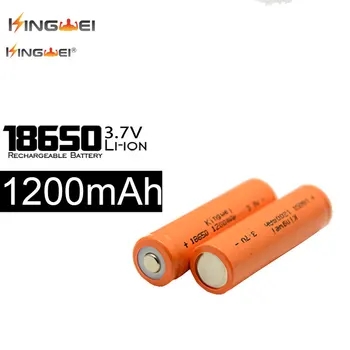 2ks Kingwei 1200mah 18650 Li-ion 3.7 V Dobíjecí Baterie +1 x 18650 Duální Nabíječka pro Svítilnu, Laser Pero