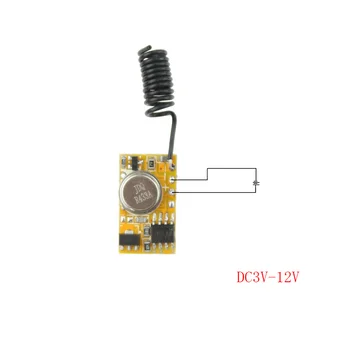 315/433MHZ Mini Dálkové Ovládání Přepínač Mikro Přijímač Vysílač Modul DC3V-12V Dálkové DC3.5v-12v Receiver3.7V 4.5 V, 5V, 6V 9V