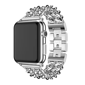 38 mm 42 mm 40 mm 44 mm Kapela pro Apple Watch Série 1 2 3 4 Nerezové Oceli Popruh Watchband pro iWatch 4 Inteligentní Náramek Náramek