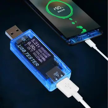 4-30V 0-5A, Multifunkční Detektor Zobrazuje Aktuální USB Proudu Napětí Tester meter pro iPhone Android telefon Měřit Opravy Nástroj