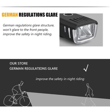 400 Lumen Svítilna Na Kolo Anti-glare Smart Bike Světlo USB Dobíjecí MTB Přední Lampy Cyklistika Světlomet Bike Příslušenství