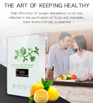 400mg inteligentní dotykový multifunkční ovoce a zeleniny, detoxikace stroj generátor ozonu čistička vzduchu