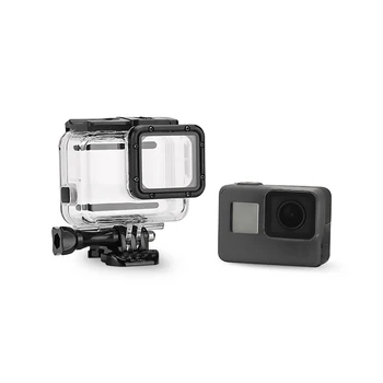 45M podvodní Potápění Ochranný Kryt Držák pro GoPro Heroo5 6 Go Pro 7 černé sportovní kamery příslušenství