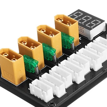 4CH Paralelní Nabíjení Palubě XT60 Banana Plug Konektor pro ISDT D2 Q6 SC-608 SC-620 Nabíječka Imax B6 LiPo Baterie Nabíjecí