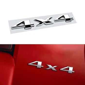 4X4 Písmena Auto Samolepka Auto Dveře Kufru Tělo, Logo, Emblém, Lepidlo Nálepka Pro Chevrolet, Ford, Jeep, GMC Vigo Dmax Dobrodružství Bláto