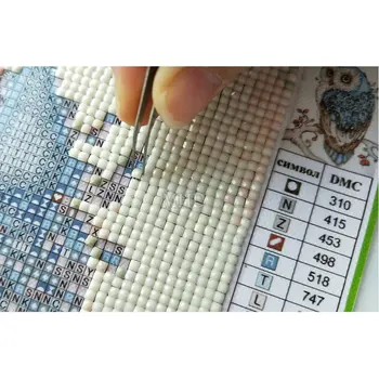 5D plné Náměstí drahokamu Diamond Malování Cross Stitch kit Diamond výšivka Kolibřík vzor Diy Diamantový obraz mozaiky
