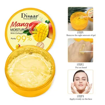 99% mango hydratační gel, péči o pleť odstranit akné zředěný akné značky denní krém opravy kůže přírodní kosmetické výrobky, Krém 300ml