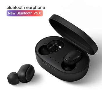 A6S TWS Bezdrátová Sluchátka VS Redmi Airdots Bluetooth Sluchátka Mini Sluchátka Stereo Headset pro Android IOS Telefon