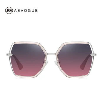 AEVOGUE Nové Ženy Módní Cestovní Polygon Polarizované sluneční Brýle Jízdy Venkovní Gradient Lens Oversize Brýle UV400 AE0828