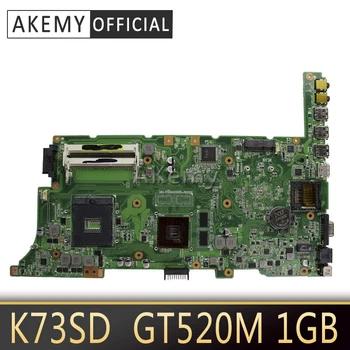 Akemy K73SD Deska Pro notebook ASUS k73sv k73sj X73S k73sm A73S K73SD základní Deska ok GT520M 1GB