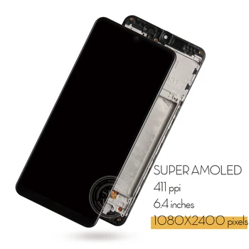 AMOLED Pro Samsung Galaxy A31 LCD Dotykový Digitizér Čidlo Sklo Shromáždění Pro Samsung A315 Displej SM-A315F SM-A315F/DS Obrazovce