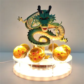 Anime LED Noční Světlo Shenron Crystal Ball LED DIY Drak Stolní Lampa USB Napájecí Dekorativní Noční světlo Dragon Model Lampara Dárky