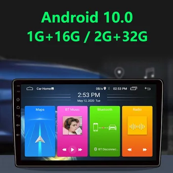 Auto Android 10 Multimediální Přehrávač pro 1SUZUKI WAGONR 2010-2018 WAGON R GPS Navigace, bluetooth, ovládání na volantu podpora