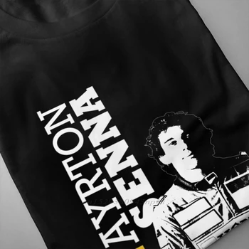 Auto Fanoušci Ayrton Senna Tričko Pro Muže 2020 Nové Příjezdu Muž Kvalitní Krátký Rukáv Bavlna XS-3XL T-shirt Slim Fit Streetwear
