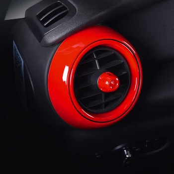 Auto interiérové Dekorativní červená ABS plast nálepka Pro BMW MINI ONE COOPER S JCW F54 F55 F56 F57 F60 COUNTRYMAN Styling Příslušenství