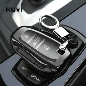 Auto klíč případě Měkké TPU Smart Remote Klíč kryt shell Pro 2019 Peugeot 208 308 508 pro Citroen C4 Picasso, DS3 DS4 DS5 DS6