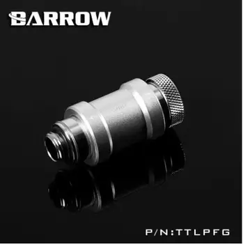 Barrow G1/4 zpětný ventil vody uzavírací ventil, jeden interní a zubní ploché push typ ruční ventil