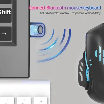 Bluetooth 5.0 Adaptér USB Bluetooth Vysílač Pro PC Přenosný Počítač, Sluchátka, Audio, Tiskárny, Myši, Klávesnice, Dongle Přijímač
