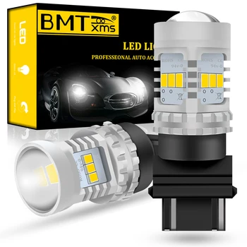 BMTxms T25 3157 P27W 4157 Auto LED DRL Reverzní Backup Světlo Pro Jeep Grand Cherokee Compass Chevy Tahoe Camaro, Dodge, GMC, Ford