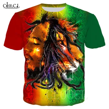 Bob Marley Jamaica Reggae Tvůrce Létě T-košile 3D Tisk Harajuku Unisex Pánské Hip Hop Tričko Streetwear Tričko Svetr