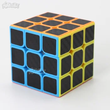 Carbon Fiber Magic Cube 3x3x3 Rychlost Kostka 3x3 Cube Moyu Hra Puzzle Neo Cubo Magico Hračky Pro Děti