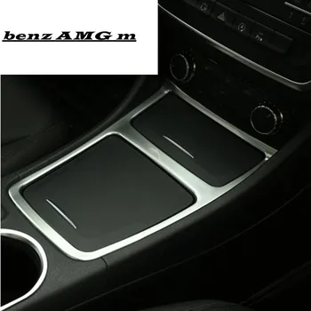 Chrom středový Panel Úložný Box Kryt Střihu Pro Mercedes Benz GLA CIA Třídy A180 A200 W176 W117 Car Styling Příslušenství