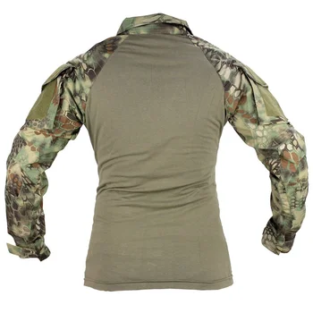 CQC Gen2 Taktické Airsoft Vojenské Armády Bojové BDU Uniformy Shirt & Kalhoty Sada Maskovací Venkovní Paintball Lov Mandrake