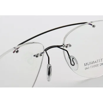 Cubojue Vrtaných Brýle Rám Muži Ženy Bezrámové Brýle Muž Letectví-tvar Značky Sluneční Brýle