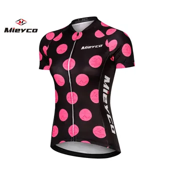 Cyklistický Dres Ženy na Kole Košile Ženy Letní Krátký Rukáv Topy MTB Cyklistické Oblečení Maillot Ciclismo Závodní Kolo Oblečení