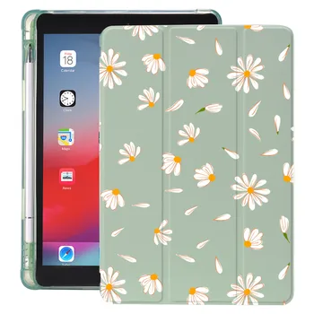Daisy Slunečnice za 10,2 8. 2020 Air iPad 4 Pouzdro S Tužkou Držitel 7. 6 12.9 Pro 11 2018 Mini 5 Kryt Pro 10.5 Vzduchu 1 2 3