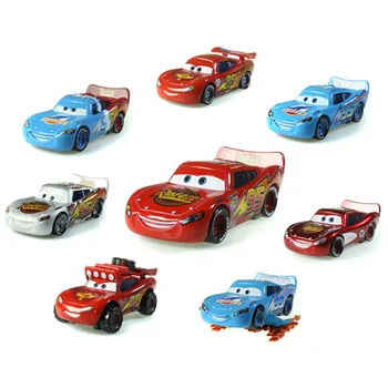 Disney Hot Prodej Pixar Auta 17 Různých Stylů Zlata Dinoco Modrá Černá Policie Blesk McQueen Diecast Kovové Hračky Auto Pro Děti