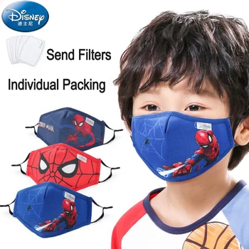 Disney Spiderman Marvel, Zmrazené Princezna Chlapec Maska pro Děti Speciální Masky v Pračce Kreslený Prodyšná Ústa a Nos Masku