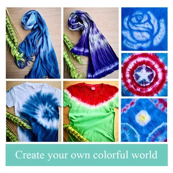 DIY Tie Dye Kouzelník Oblečení, Malování Tie Dye Set DIY pro Textilie, Textilní Řemesla, Umění, Oblečení, Kreslení Sady Barvivo Dodávky Nové Módní