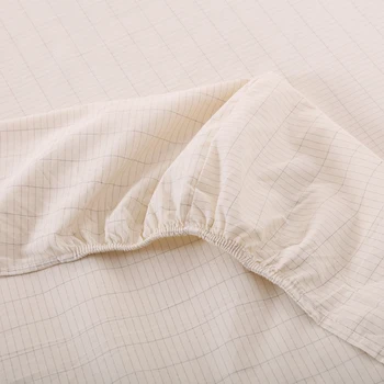 Domácí vězení Antimikrobiální Tkanina bavlna stříbrný list elastický pás napínací prostěradlo Twin 99*203*28 cm(39
