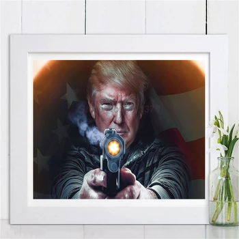 Donald Trump, Americký Prezident Na Plátně Obraz Modulární Obrazů Pro Obývací Pokoj Plakát Na Zeď Home Dekor