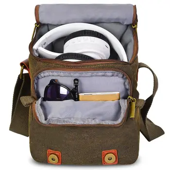 DSLR SLR Camera Bag Jeden Nepromokavé Tašky přes Rameno Plátno Taška Messenger brašna Cestovní Ochranné Pouzdro Pro Canon Nikon Sony