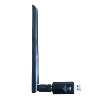 Dual Band 1200Mbps Wifi Adaptér USB 3.0 RTL8812BU Wireless AC1200 Síťová Karta Dongle 802.11 ac S Anténou Pro Notebook Desktop