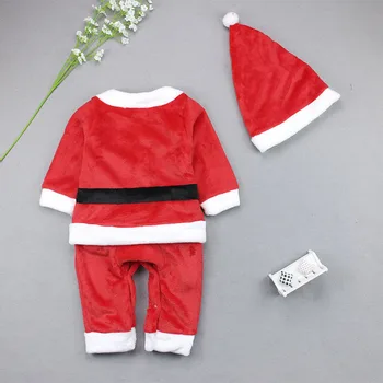 Dítě Dítě Cartoon Santa Claus Předstírat, Že Se Strany, Aby Se Kostýmy Chlapci Dívky Novorozence Vánoce Vánoce Nový Rok Cosplay Zdobit Oblečení