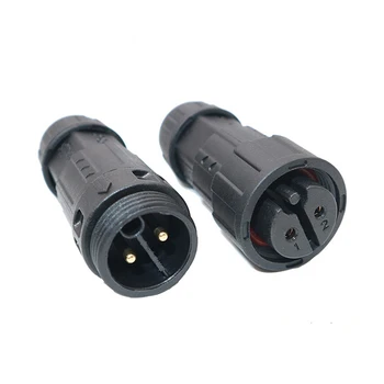Elektrický Kabel Vodotěsný Konektor 2 3 4 5 6 7 8 9 10 Pin M19 Konektor Pro Venkovní Led Světlo Drát Použít 20A připojovací Krabice