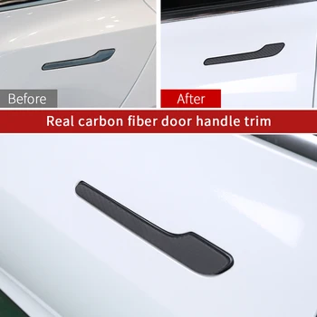Exteriér matný uhlíkových vláken pro Tesla model 3 doplňky/car accessories model 3 tesla tři tesla model 3 carbon/příslušenství