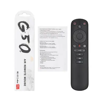 G50S 2.4 G Bezdrátové Fly Air Mouse Gyroskop, Inteligentní Hlasové Dálkové Ovládání pro Android TV Box, Projektor, Smart TV vs G20S G30S, G10S